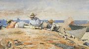 Winslow Homer Three Boys on the Shore (mk44) Spain oil painting artist